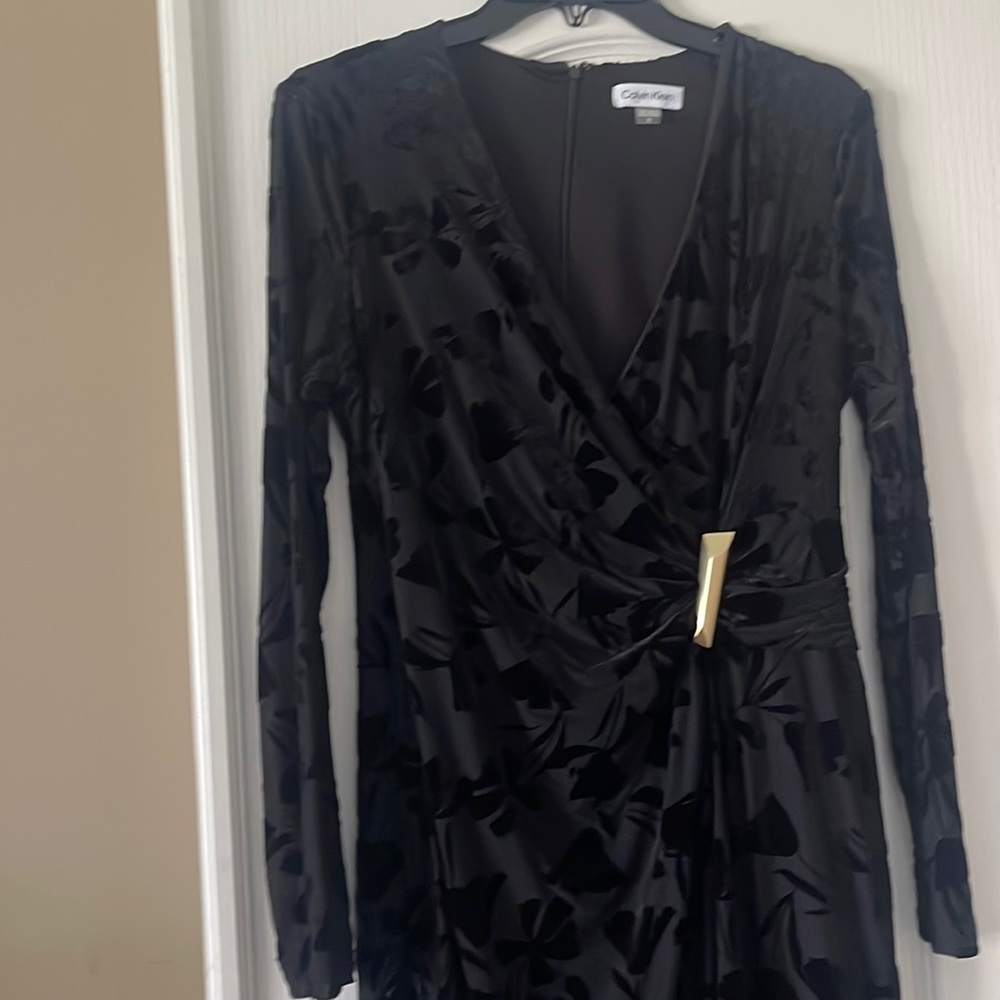 Calvin Klein Sz 10 black dress